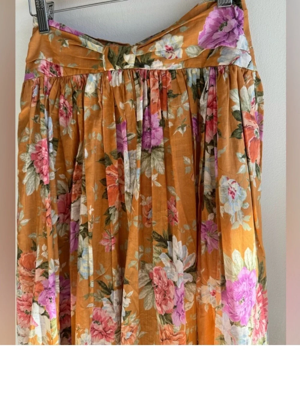 Zimmermann‎ Pattie Floral Cotton Set (Top & Skirt), Size 0 / XS